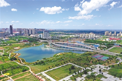 <p>　　　　慶陽(yáng)市海綿運(yùn)動(dòng)綠地公園</p>