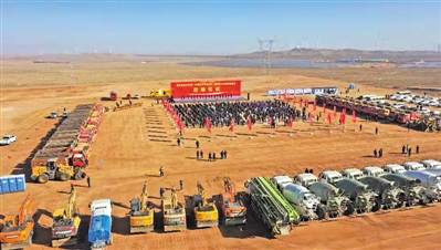 <p>　　開工現(xiàn)場(chǎng)。</p><p>　　（本版圖片均由吳忠市委宣傳部提供）</p>