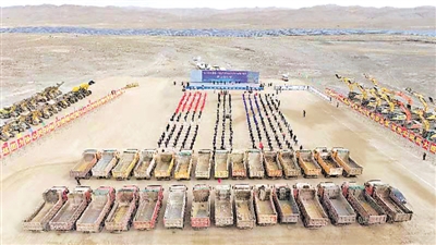 <p>　　2022年中衛(wèi)市一季度重大項(xiàng)目開(kāi)工現(xiàn)場(chǎng)。</p>